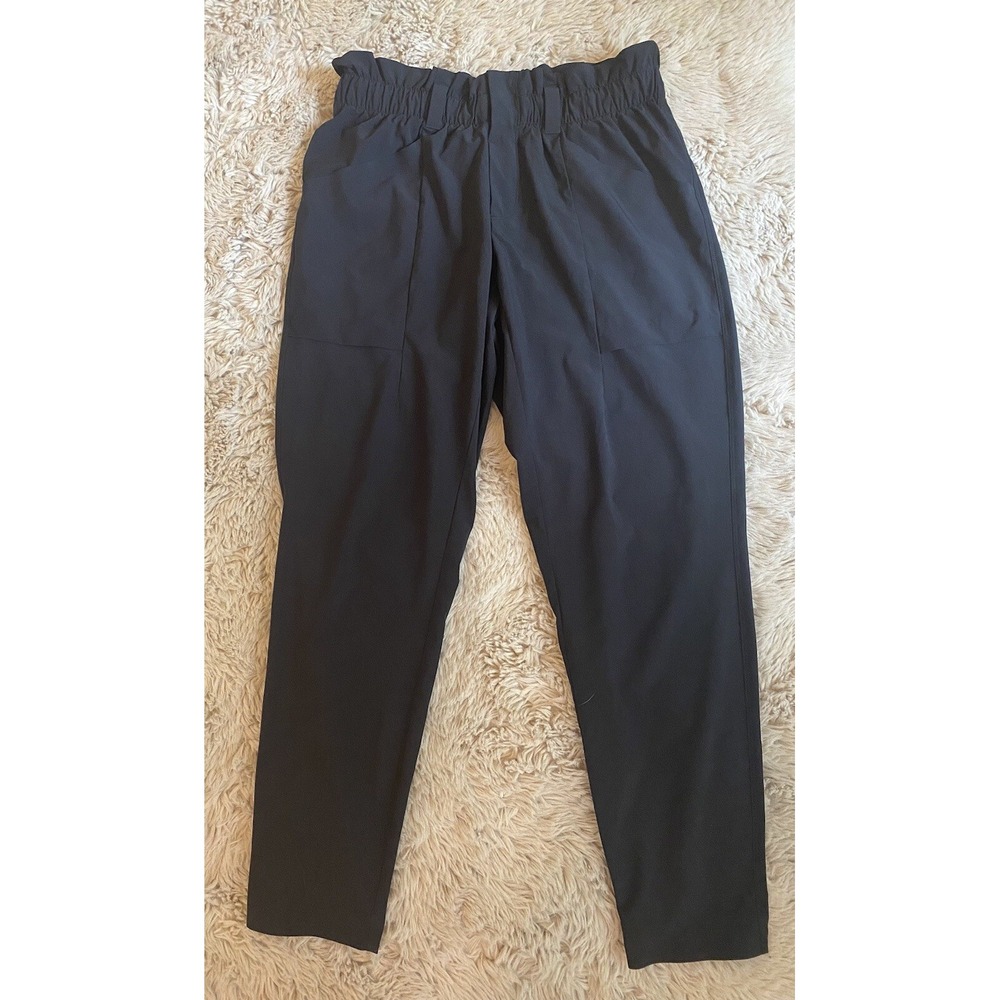 Athleta Skyline Paper Bag Pants‎ Black Size 4